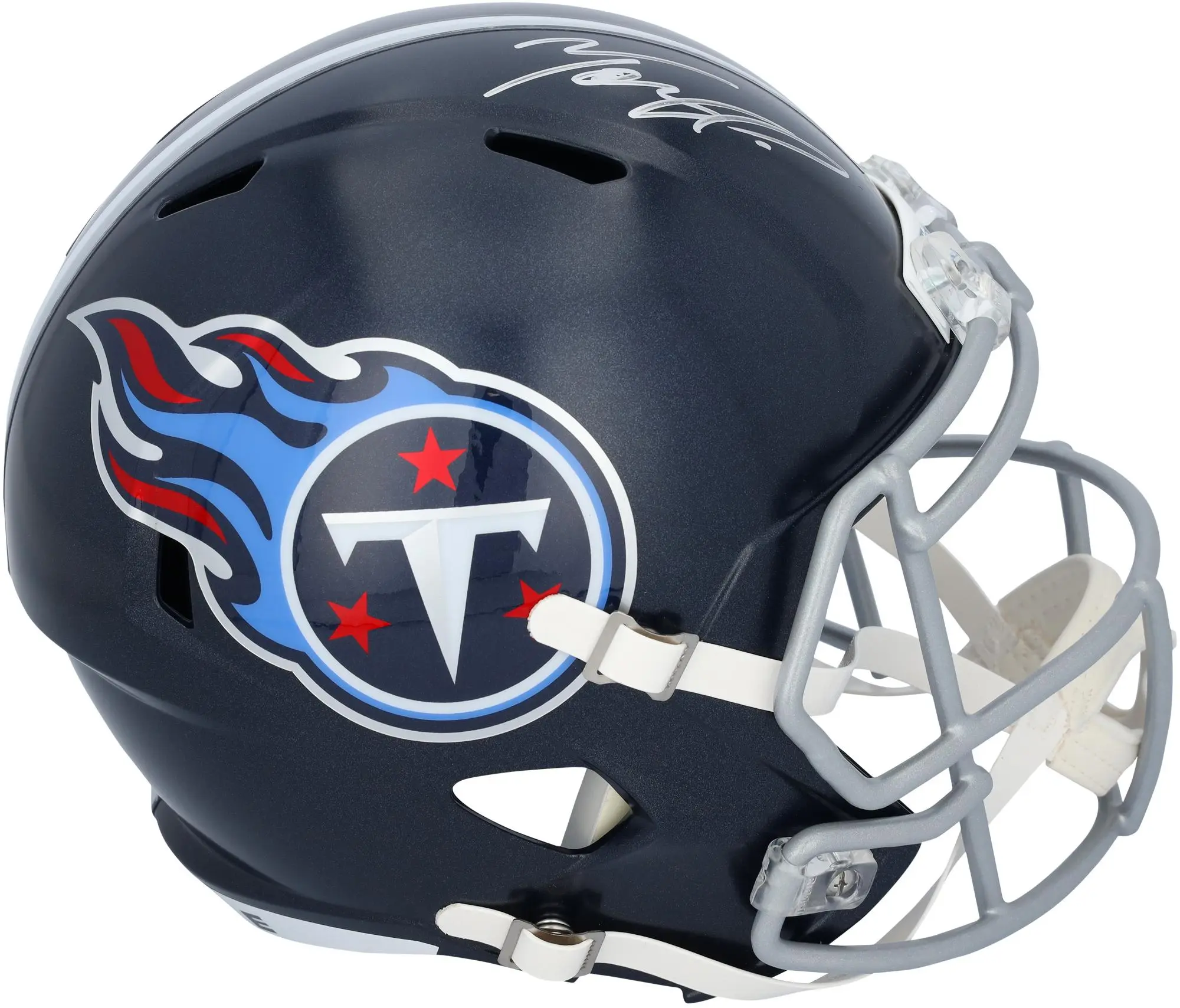 Tony Pollard Tennessee Titans Autographed Riddell Speed Replica Helmet - Fanatics Authentic Certified