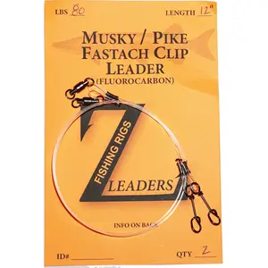 Z Leaders Fluorocarbon Musky Pike Leaders