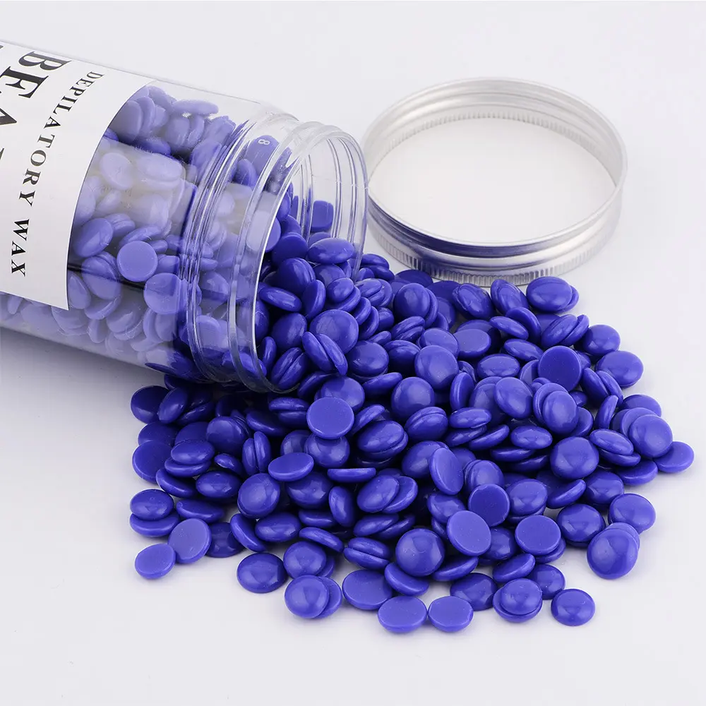 Hard Wax Beads, Wax Beans for Hair Removal, Natural Lavender, Stripless, Coarse Body Hair Specific - Ideal for Bikini, Brazilian, Legs, Underarms, Chest, 14 Ounce
