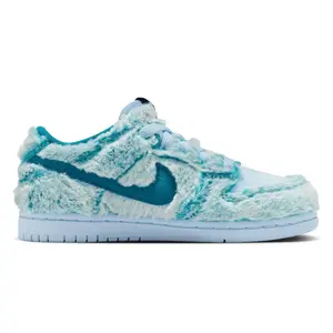 Nike Dunk Low Abominable Snowman Celestine Green Fuzzy Sneaker  IM7171-301 Authentic Youth Gradeschool Casual Comfort Shoe Keychain for Women