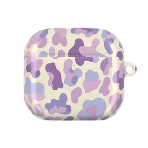 Purple Pastel Leopard Print AirPod Case | Cute Pattern Accessory