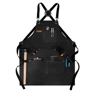 Barbecue Apron For Men, Men Cooking Apron, Work Apron, Gardening Apron, Welding Apron - Waterproof, Fireproof, for Outdoor Camping