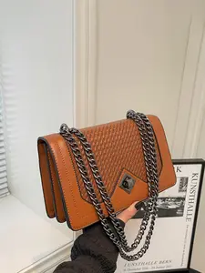 1pc Stylish minimalist retro chain strap design perfect for daily commuting, shopping, dates, or gifting. Fashionable Shoulder Bag Versatile women's shoulder bag essential for fall/winter. Handbag Shoulder Purse