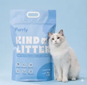 Kind Tofu Litter 9 lb Bag -  Natural Cat Litter for Cleaner Homes