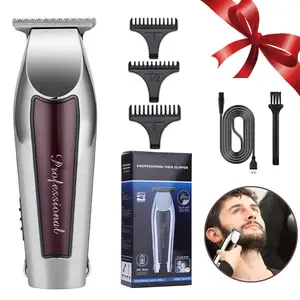 Cordless Mini Hair Clipper for Men, 1 Set Rechargeable Hair Trimmer, Portable Hair Clipper for Home & Travel, Winter & New Year Gift, Gift Set, Valentine's Day Gift for Men, Rechargeable Clippers