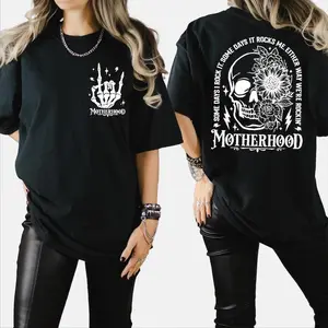 Motherhood Rock Skeleton Shirt, Motherhood Some Day I Rock it Shirt, Trendy Mom Shirt, Womens Shirt, Rocking Motherhood Shirt