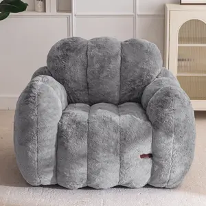 MAXYOYO Cloud-Shaped Bean Bag Chair – Comfy Stuffed Boneless Lounge Chair Seat for Apartment or Dorm, No Assembly