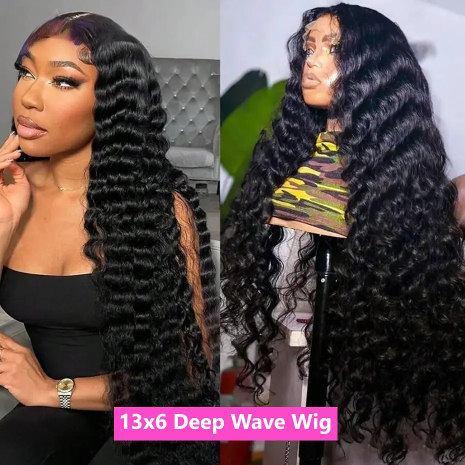 13x6 Deep Wave Wig