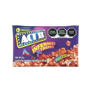 Aci II sabor Inferno Xtremo Palomitas 88g