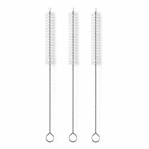 12" Straw Cleaner Brush Set - Extra Long 12" Drinking Straw Cleaner Brushes for Tumbler, Water Bottle, Tubes, Sippy Cup