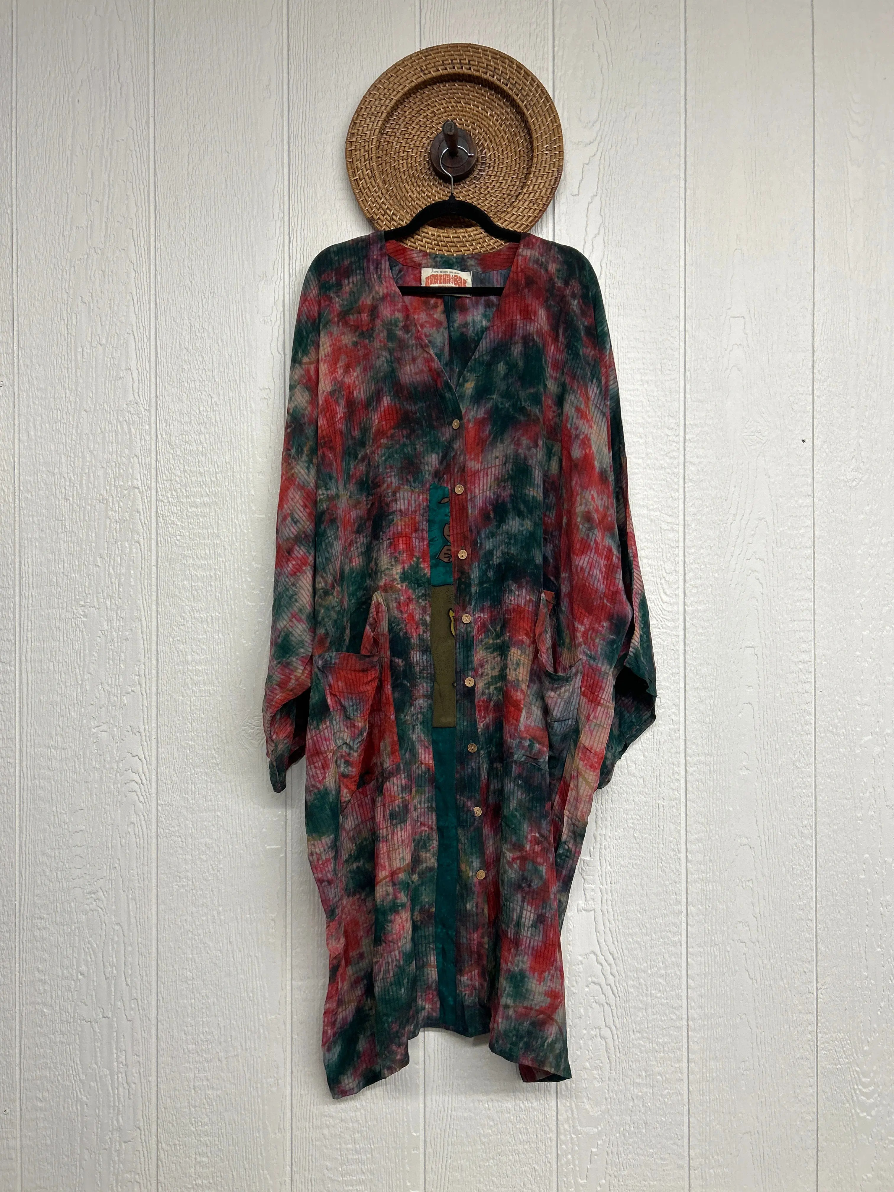 Crepe Sari Gaia Duster Dress 0426 110