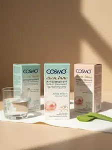 Cosmo Even-Tone Hydra Gentle Antiperspirant Roll-On Deodorant, Odor Control Solution for Beauty & Personal Care Bath & Body Needs