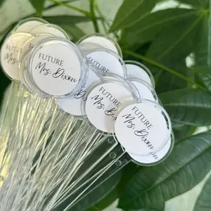 Custom Acrylic Drink Stirrers | Personalized Event Stirrers | Wedding, Bachelorette, Birthday, Baby Shower