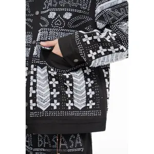 Time Grey Multi Hand Beaded Jacket