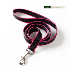 Petpy Black&Pink PVD Dog leash 4ft