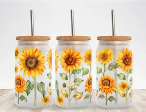 Sunflower Garden - UVDTF Wrap for cups/hard surfaces sticker