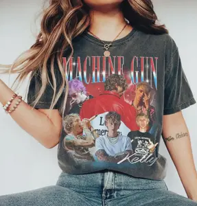 Comfort Colors Machine Gun Kelly Shirt, Vintage 90s Bootleg Rap Tee, Retro Pop Punk Music Tshirt