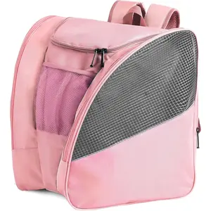 SBH202 Ice Skate Bag Ice Skating Backpack, Roller Skates Ski Boot Bag, Ice & Inline Skate Bag - Large Capacity  Protective Gear