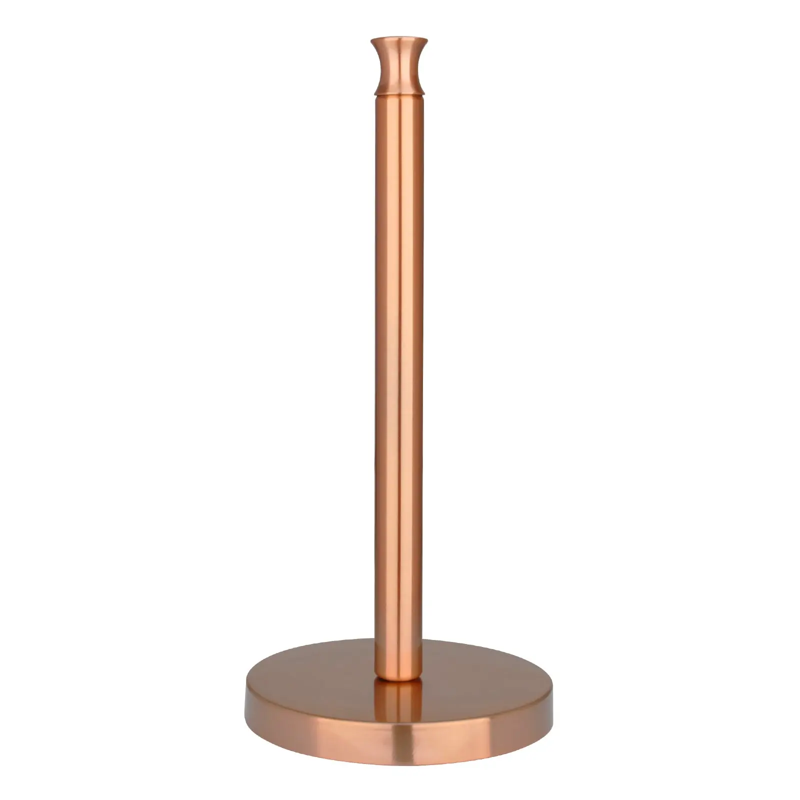 Copper Paper Towel Holder Roll Dispenser Stand for Kitchen Countertop & Dining Room Table