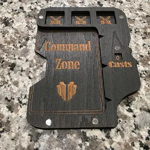 Wooden MTG/TCG Commander Game Tray