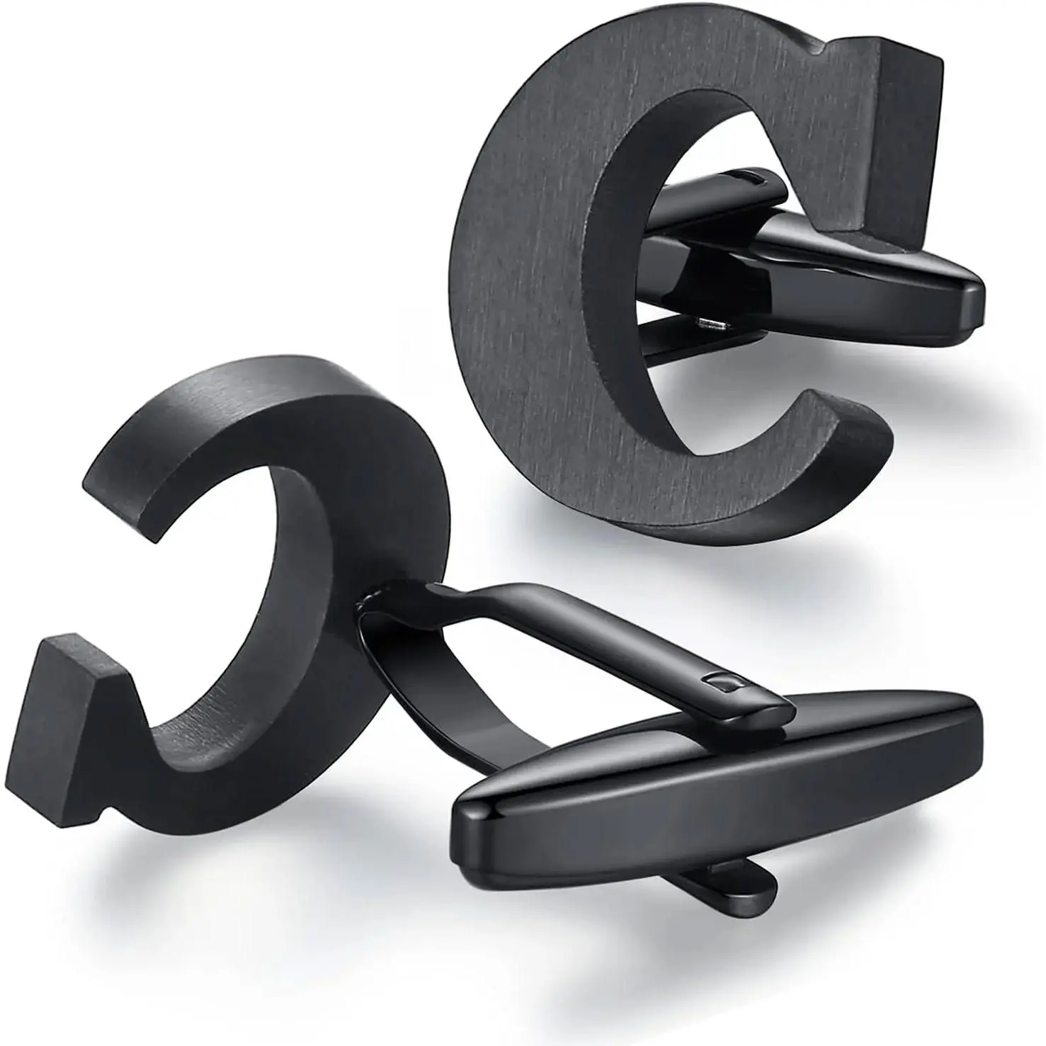 Lnitial Alphabet Letter Cufflinks for Mens Wedding Gift