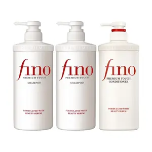 FINETODAY FINO Shampoo & Conditioner Set for Damaged Hair - 550ml x 2 + 550ml - Repair & Restore Dry, Frizzy, Chemically Treated Hair