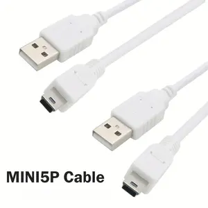 Mini USB, USB 2.0 Type A to Mini-B Charging Cable, Data Sync Cable, Charging Cord for Gopro Hero 3+ Hero4, Garmin Nuvi, PS3 Controller Charger, MP3 Player, Dash Cam