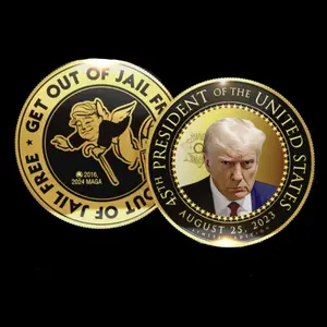 Get Out Of Jail Trump Collectible Challenge Coin