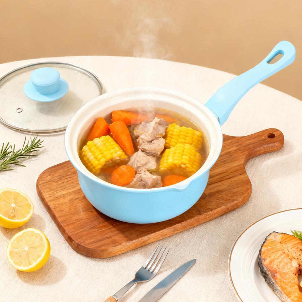 13 Piece Nonstick Cookware Set, Granite Coated Pots and Pans Set, Induction Compatible Kitchen Cooking Set with Glass Lids, Frying Pan, Saucepan, Soup Pots & Utensils,summervibes 13 Piece Nonstick Cookware Set, Granite Coated Pots and Pans Set, Induction Compatible Kitchen Cooking Set with Glass Lids, Frying Pan, Saucepan, Soup Pots & Utensils,summervibes
