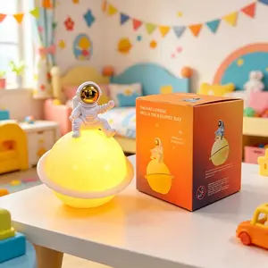 Festival Creative Gift, Kids Small Gift, Ambiance Lamp Bedside Light, Astronaut Nightlight, Surprise Gift