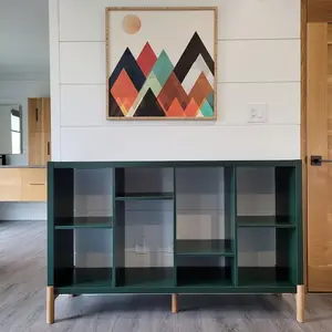 Ikea Kallax Leg Kits in Walnut, White Oak, Mahogany & Maple - Versatile Design for Home Decor and Furniture Accessories