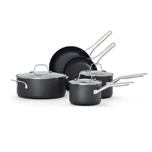 Calphalon 8pc Hard Anodized Aluminum Nonstick Cookware Set Calphalon 8pc Hard Anodized Aluminum Nonstick Cookware Set