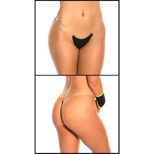 33/YC Clear Straps Y Back Thong