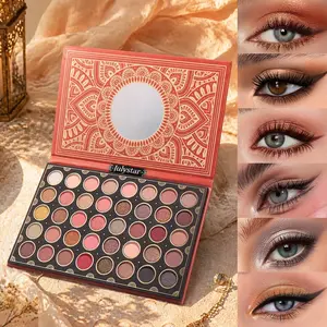 40-Color Eyeshadow Palette, Easy to Blend and Apply, Perfect for Beginners, Achieve Professional Eye Makeup Look, Pigmented Palette