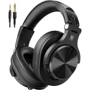 A70  Over Ear Headphones,  Headphones with 72H Playtime, Hi-Res, Built-in Mic, 3.5mm/6.35mm Wired Audio Jack for Studio  & Mixing DJ Guitar AMP, Computer Laptop PC