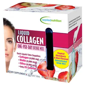 Applied Nutrition Liquid Collagen Drink Mix 4000 mg., 30 Tubes Supplement Healthcare and Beauty Edible Fitness