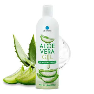Dr. Robaina Aloe Vera Gel - Soothing & Hydrating Daily Skin Relief with Emu Oil (12 oz)