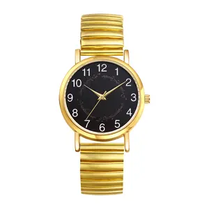 OIDEA Women's Casual Watch - Round Shape, Large Dials, Arabic Numerals, Rune Design, Easy-Read, Stretch Stainless Steel Expansion Strap, Quartz Analog Movement, Modern Fashionable Stainless Steel Watches,summerwins