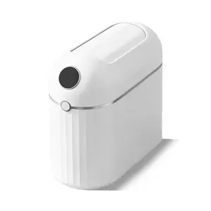 Banganicabot 2.7Gallon Touchless Smart Trash Can, Automatic Self-Sealing Bag Changing Waterproof Slim Waste Bin for Home, Bathroom, Office