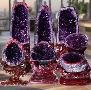 Amethyst Geode Ornament