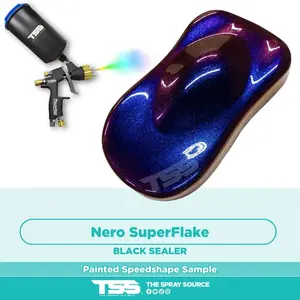 Nero SuperFlake Painted Sample (Black Ground Coat)