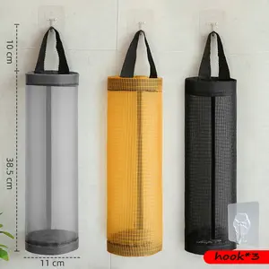 3pcs Kitchen Trash Bag Holder, Trash Bag Storage Bag