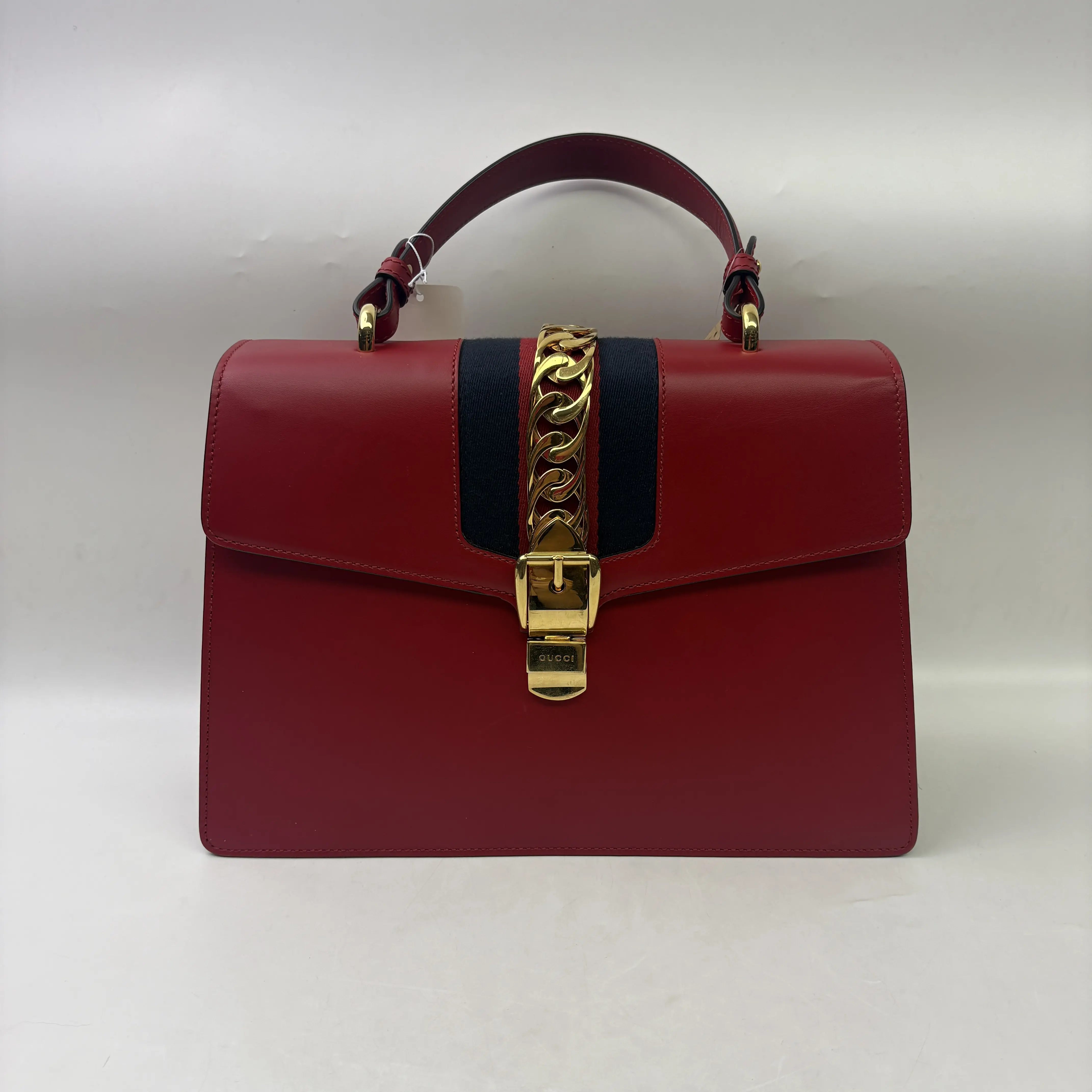 Pre-owned Calfskin Crossbody Bags Gucci Sylvia Large (SALES)