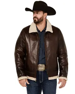 Scully Men's Sherpa Lined Leather Jacket - 2049-702