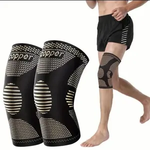 Joint Care Copper Knee Protector, Adjustable Compression Knee Brace, Adjustable Breathable Knee Brace, Outdoor Sports Copper Knee Support Braces