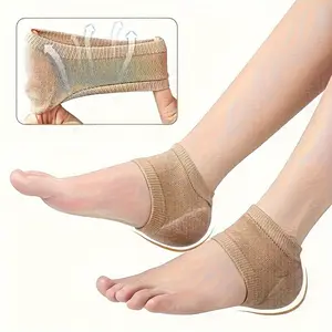 2pcs Silicone Heel and Foot Support - Provides support for ankles caused by long-term standing, providing comfortable walking assistance. for ankle soles