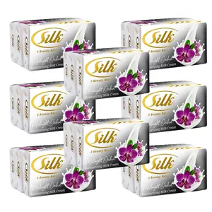 Silk Midnight Orchid Beauty Soap pack of 8 (24 bar soap): Silky Smooth Skin Every Day