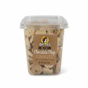 Buc-ee's Mini Chocolate Chip Cookies - Rich Butter Flavor, Melty Chocolate Chips, Bite-sized Snacks for On-the-Go Indulgence, Perfect for Lunchboxes & Coffee Breaks - Milk, Sweet Treats, Salt