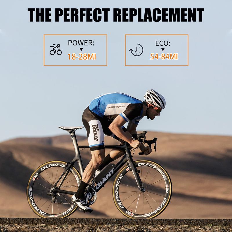 48V 15.6AH Ebike Battery, 4pin Suitable for 1500W motors with 2A Fast Charger and 40A BMS, USB Interface, Battery Indicator, Power Switch, Adult Electric Bike