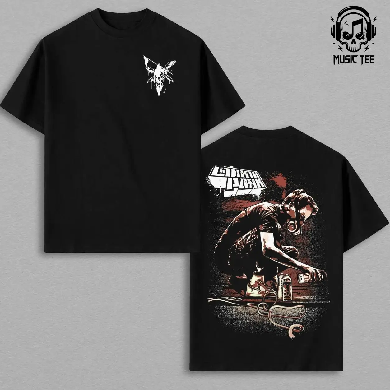Chester Bennington Legacy Tee, Vintage Acid Wash Heavy Cotton Oversize Unisex Rock Band T-Shirt, Retro Y2K Nu Metal Streetwear Top, Linkin'n Parks Music Merch for Fans, 2000s Tour Collector YTJ
